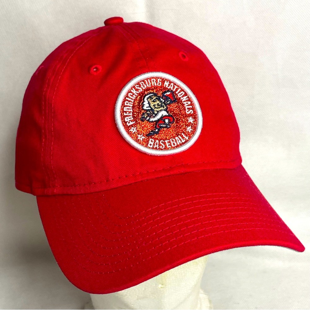 New Era 9Twenty Fredericksburg Nationals George Sparkle Hat Red Minor League Cap
